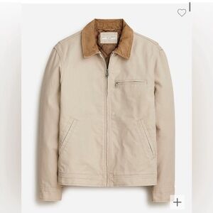 Green Wallace & Barnes J Crew Canvas Work Jacket